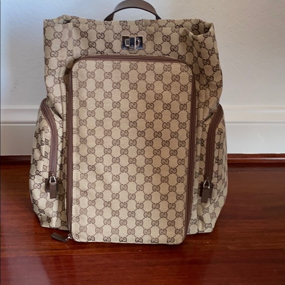 gucci diaper backpack